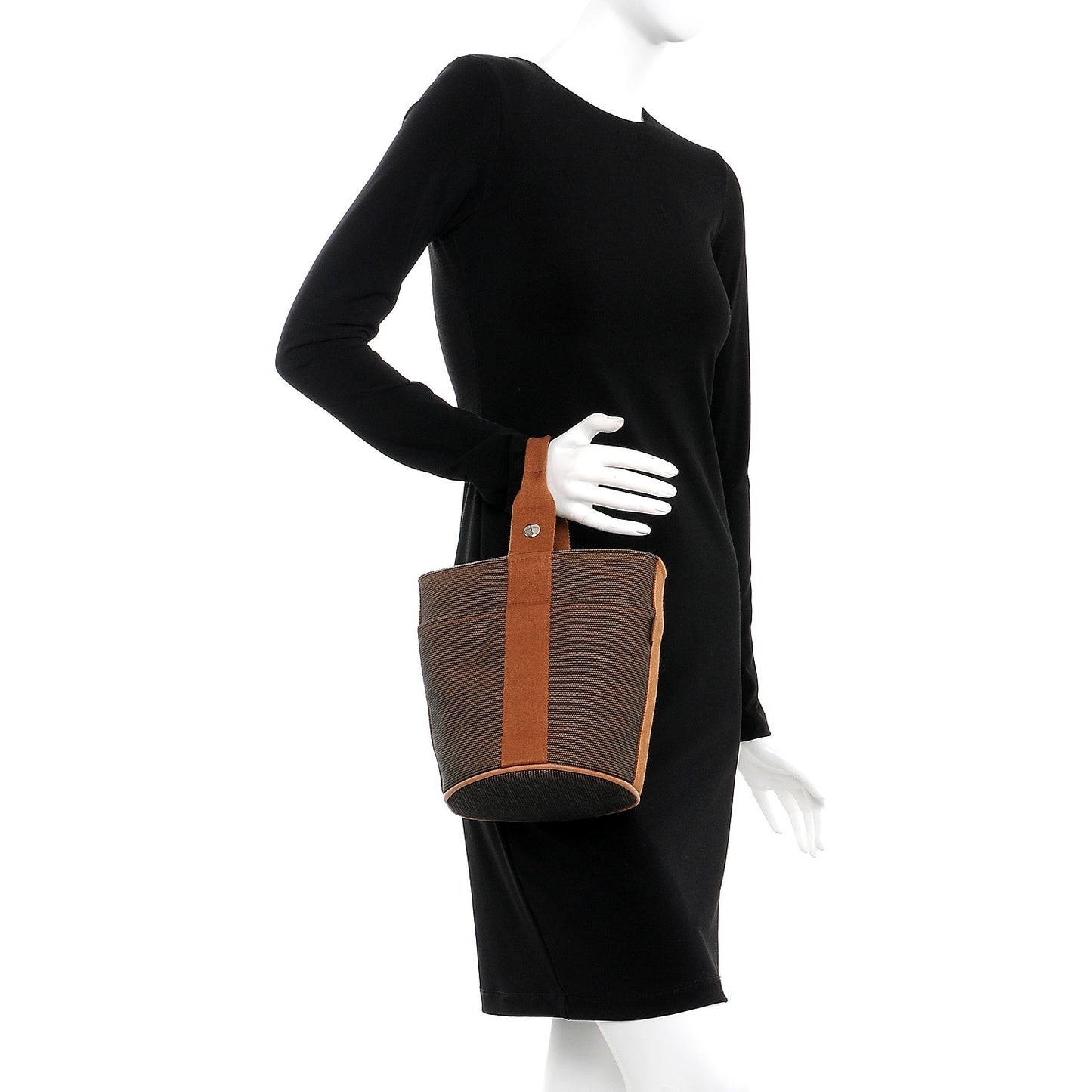 Toile Saxo PM Tote Brown