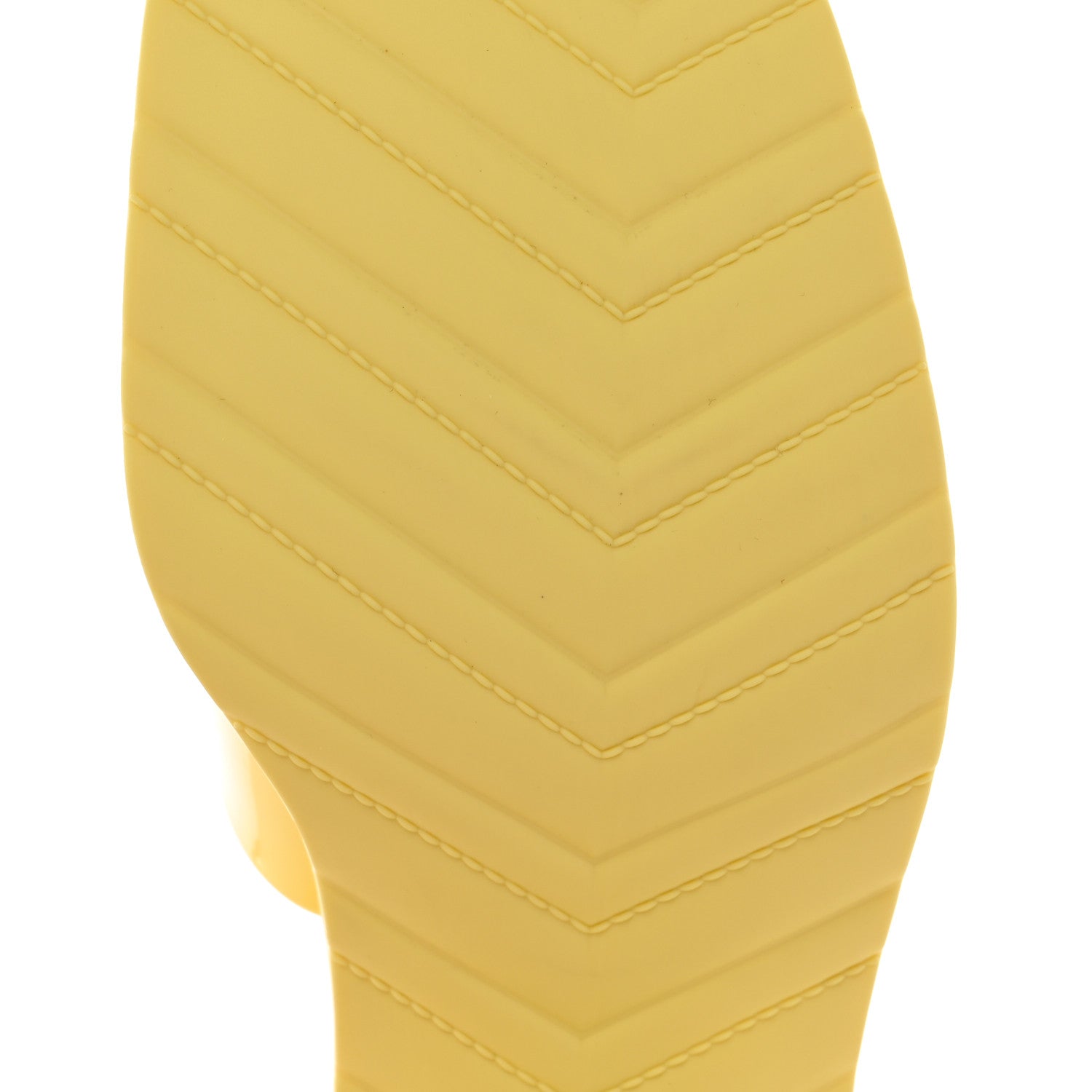 Gucci Rubber Gucci Logo Womens Platform 20/60mm Slide Sandals 36 Banana 11 of 13