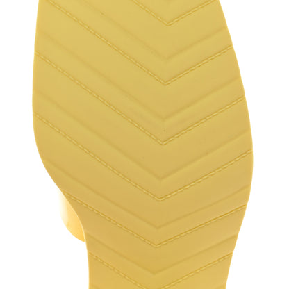 Gucci Rubber Gucci Logo Womens Platform 20/60mm Slide Sandals 36 Banana 11 of 13