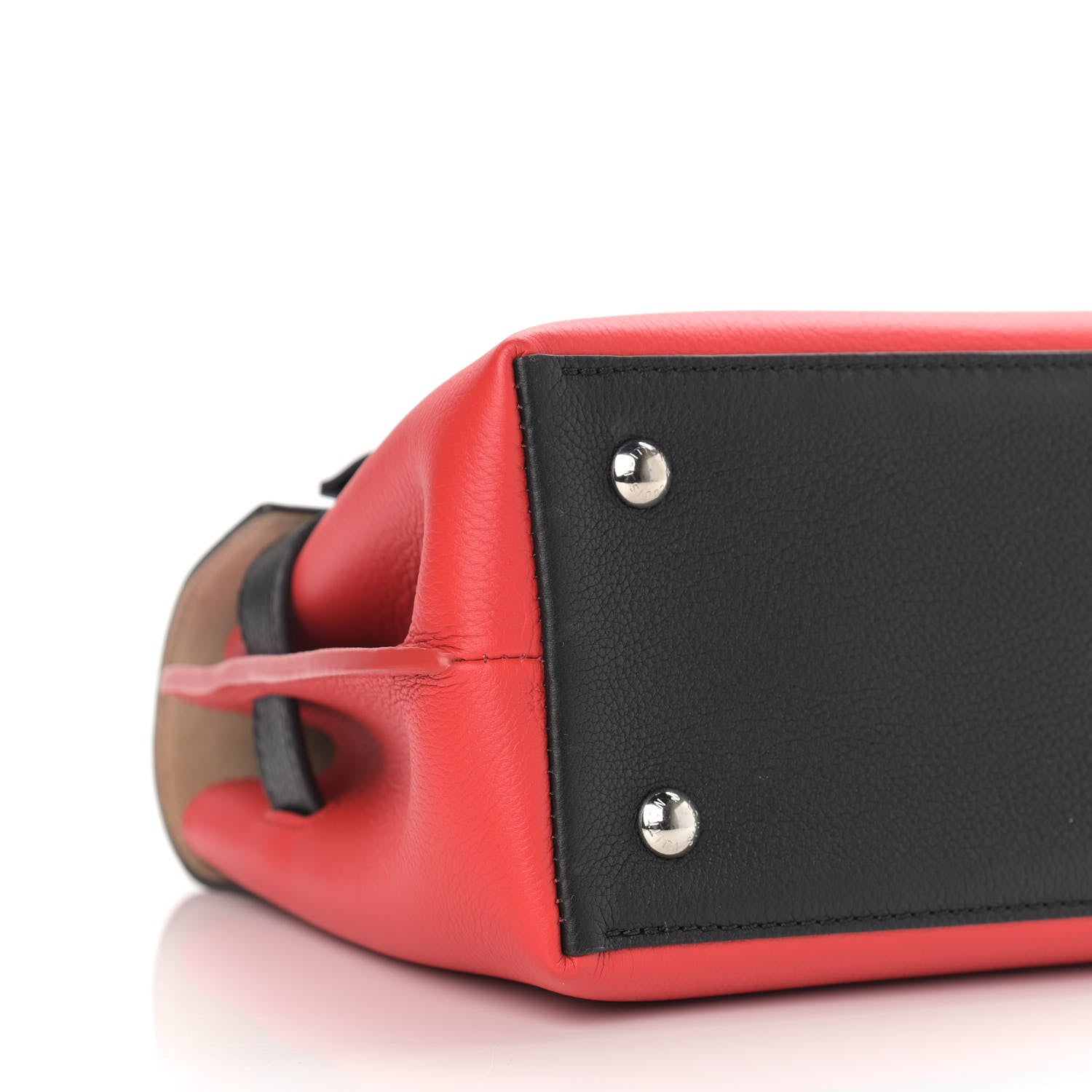 Louis Vuitton Soft Calfskin Lockme Ever BB Kabuki Red Quartz Black 7 of 8