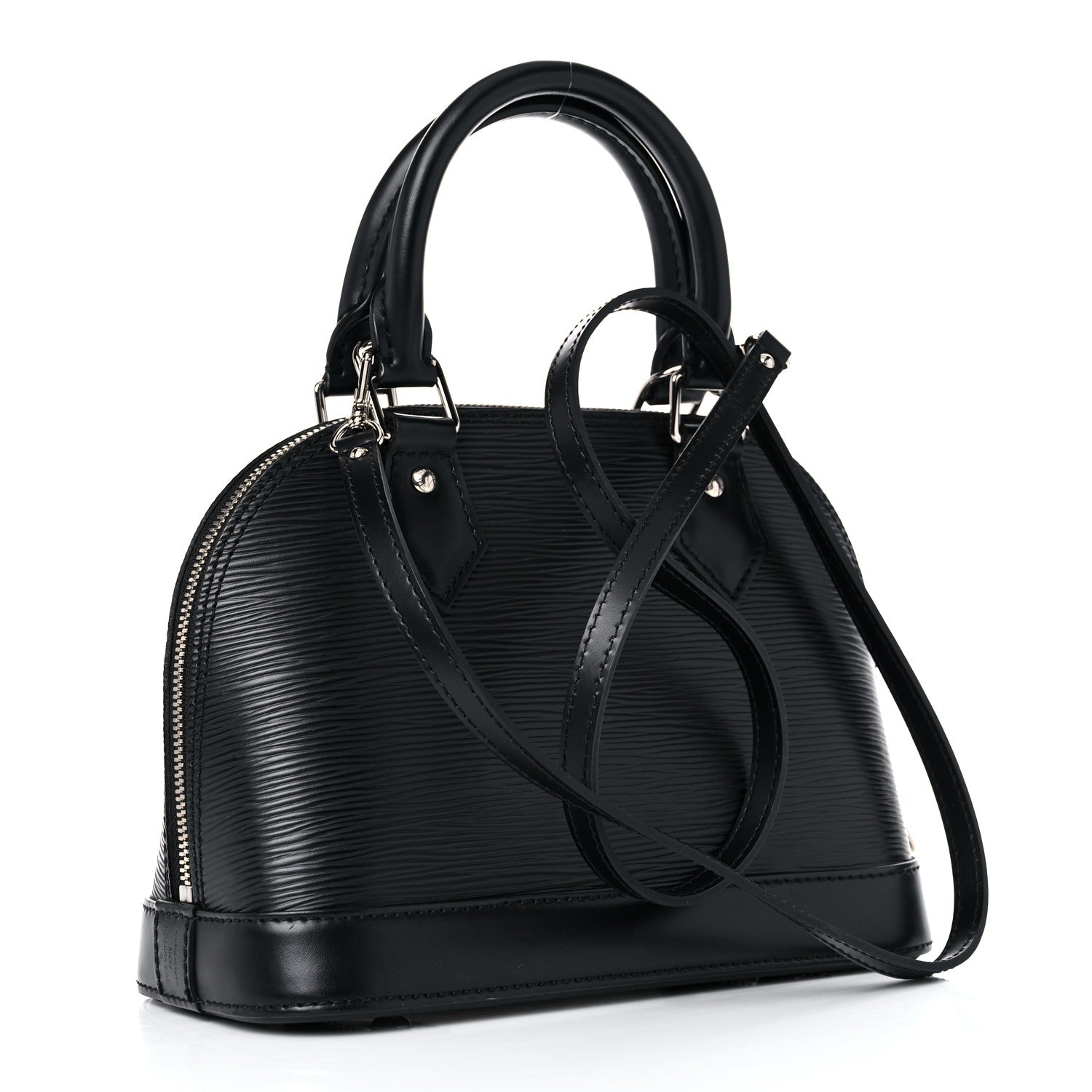 Louis Vuitton Epi Alma BB Black 3 of 14