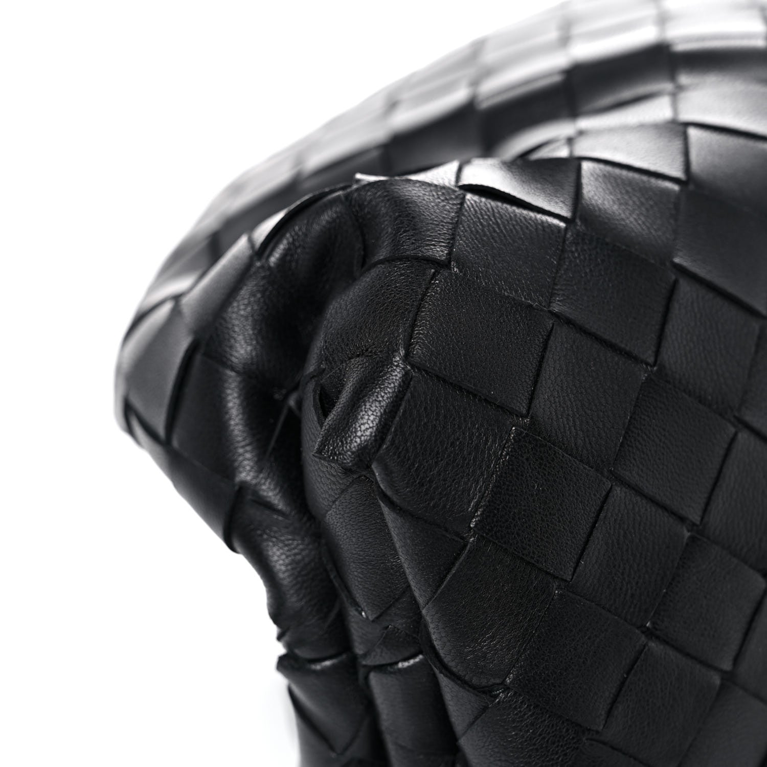 Bottega Veneta Nappa Maxi Intreccio The Pouch Oversized Clutch Black 10 of 11