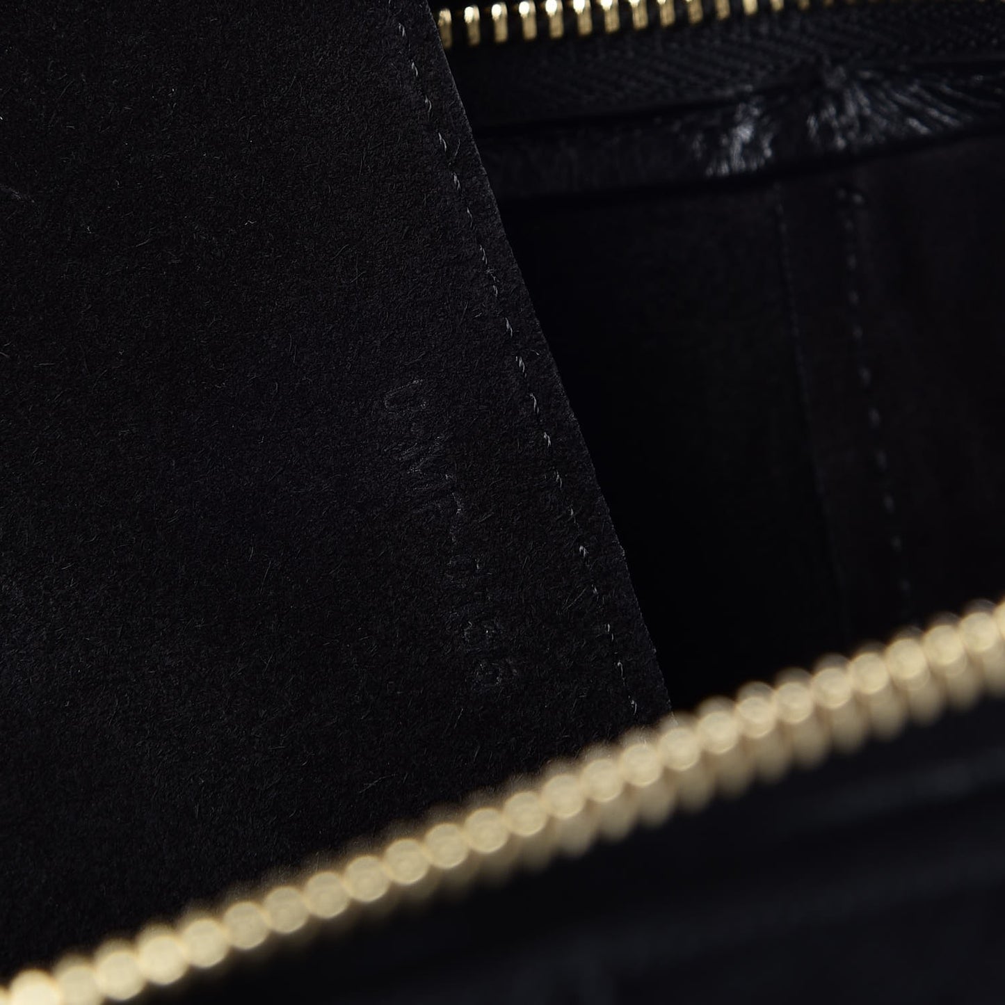 Calfskin Crocodile Embossed Small Belt Bag Black