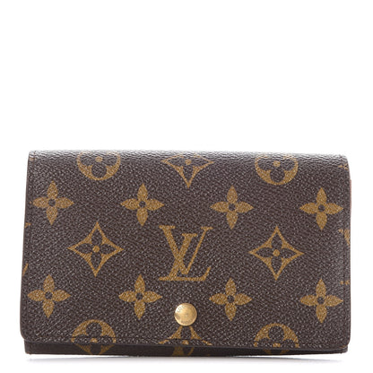 Louis Vuitton Monogram Porte-Monnaie Tresor Wallet 1 of 8