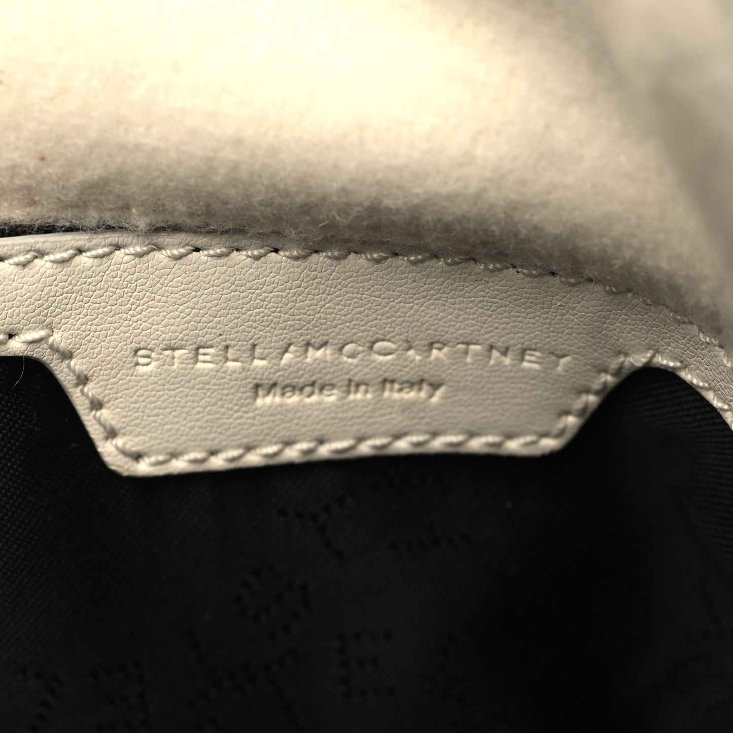 Eco Fur Mini Falabella Tote Ivory