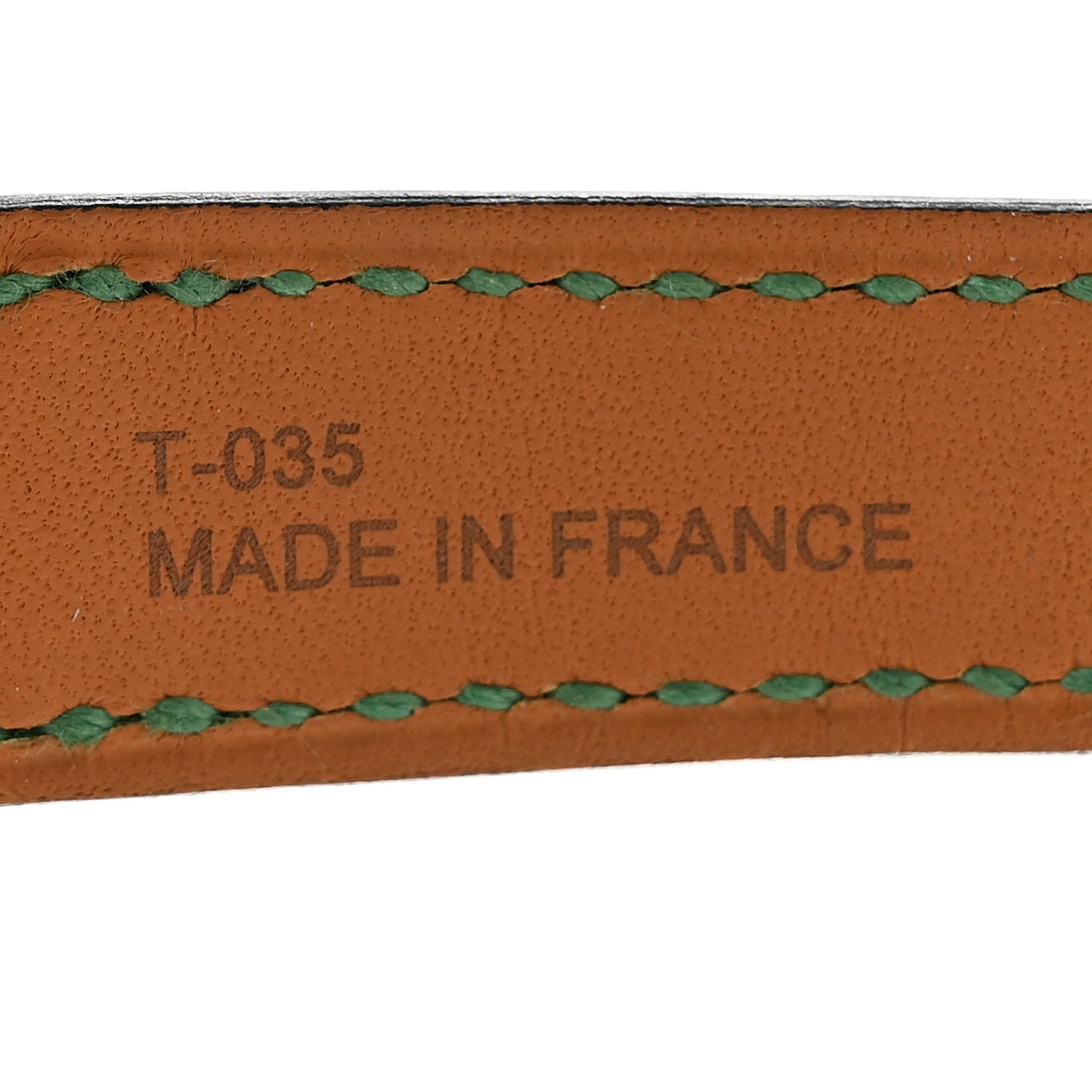 Shiny Alligator Watch Strap Vert Moyen