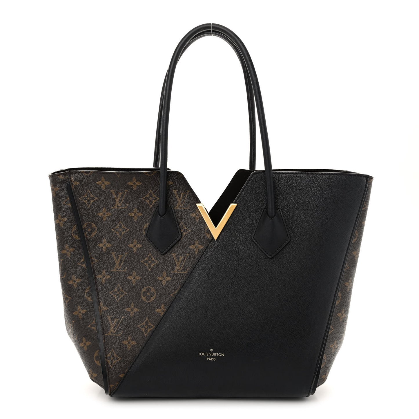 Calfskin Monogram Kimono Tote Black