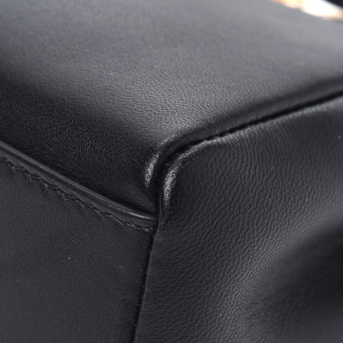 Nappa Micro Peekaboo Iconic Satchel Black