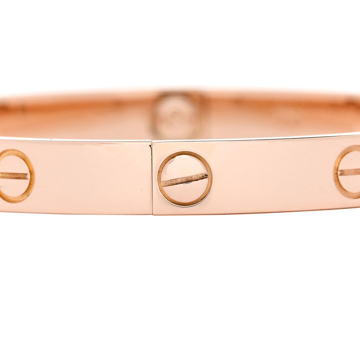 Cartier 18K Pink Gold LOVE Bracelet 17 5 of 8