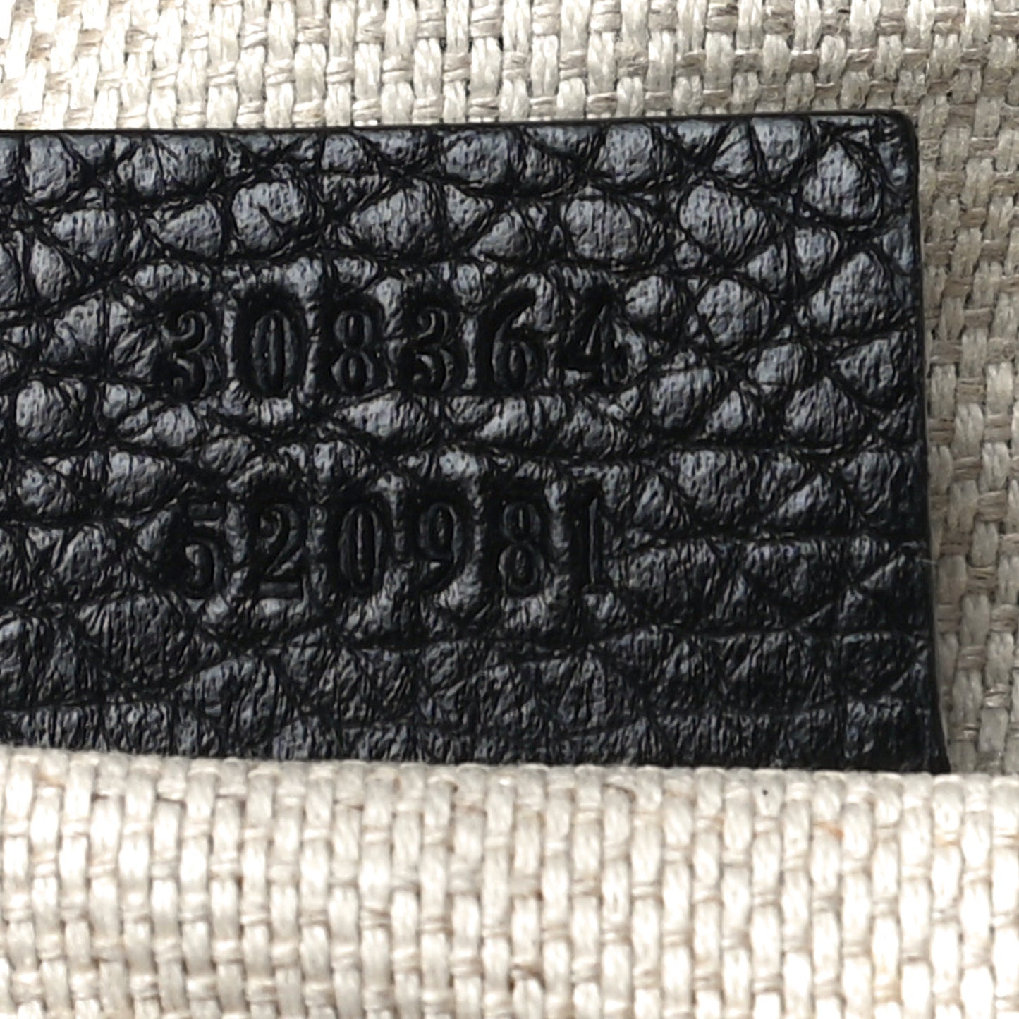 Pebbled Calfskin Small Soho Disco Bag Black