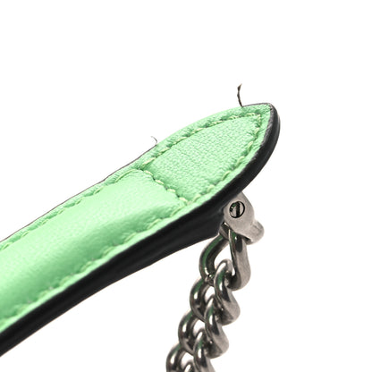 Fendi Nappa Matisse FF Embossed Nano Maxi Buckle Baguette Charm Edamame 15 of 15