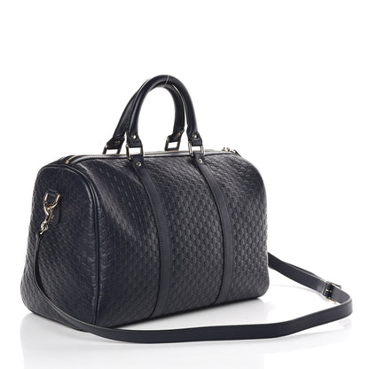 Gucci Microguccissima Medium Boston Navy 4 of 10