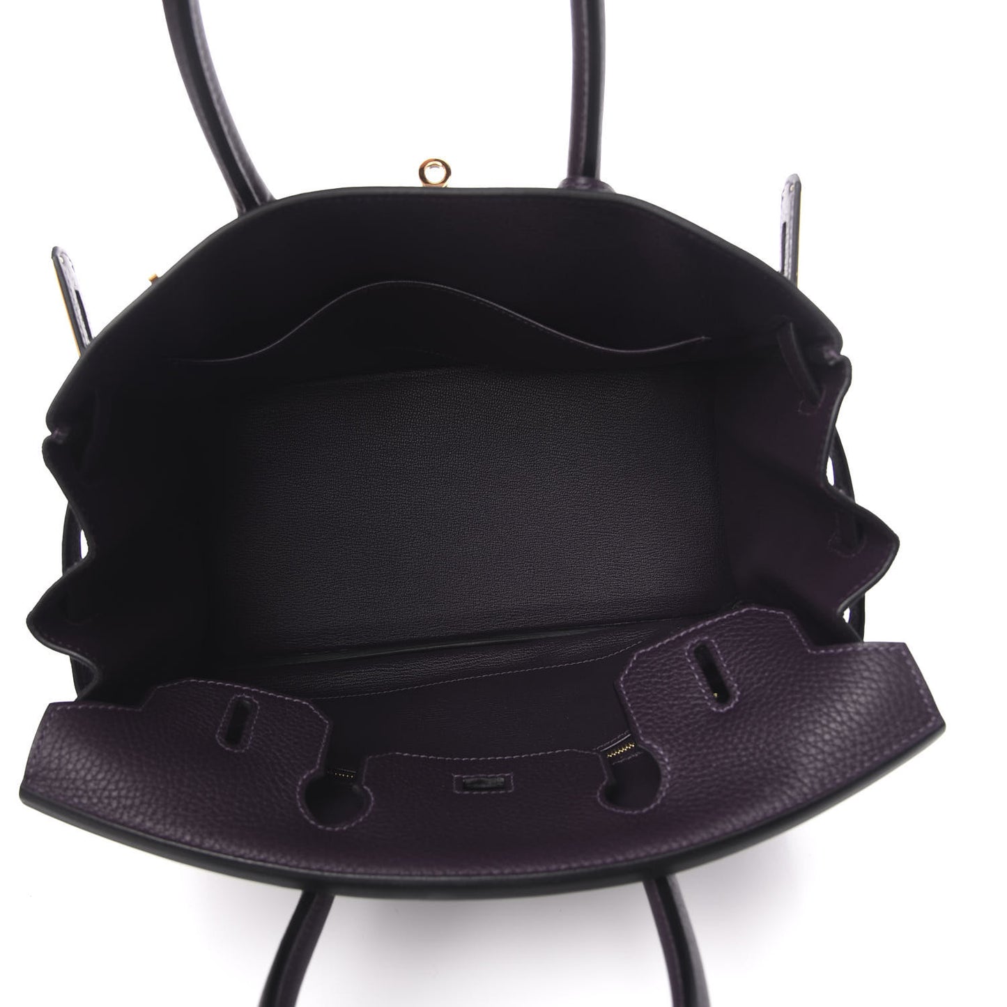 Taurillon Clemence Birkin 30 Raisin