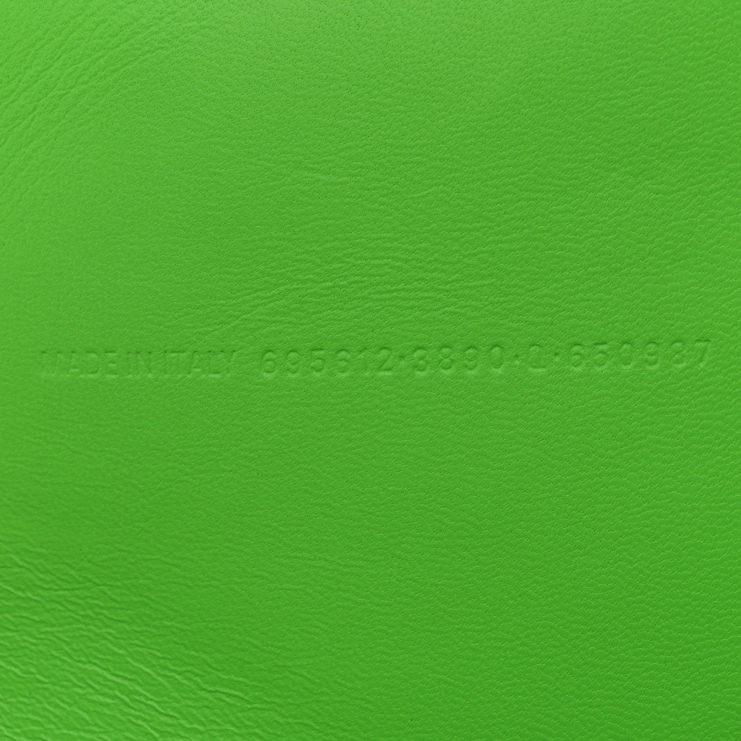 Balenciaga Nylon Lambskin Woven Mini Ibiza Basket With Strap Acid Green 7 of 10