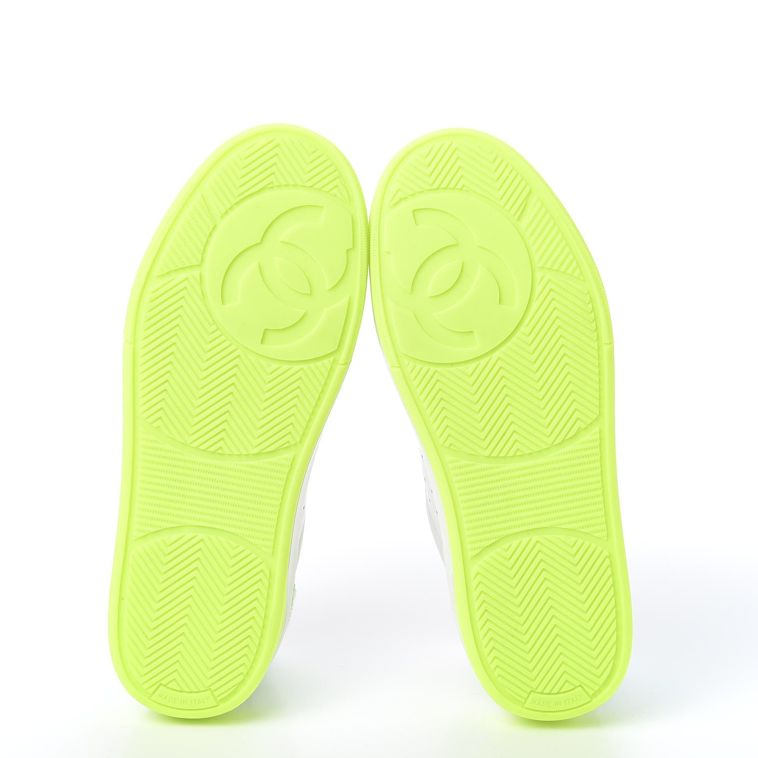 Chanel Calfskin Womens Logo Sneakers 36 White Multicolor 6 of 10