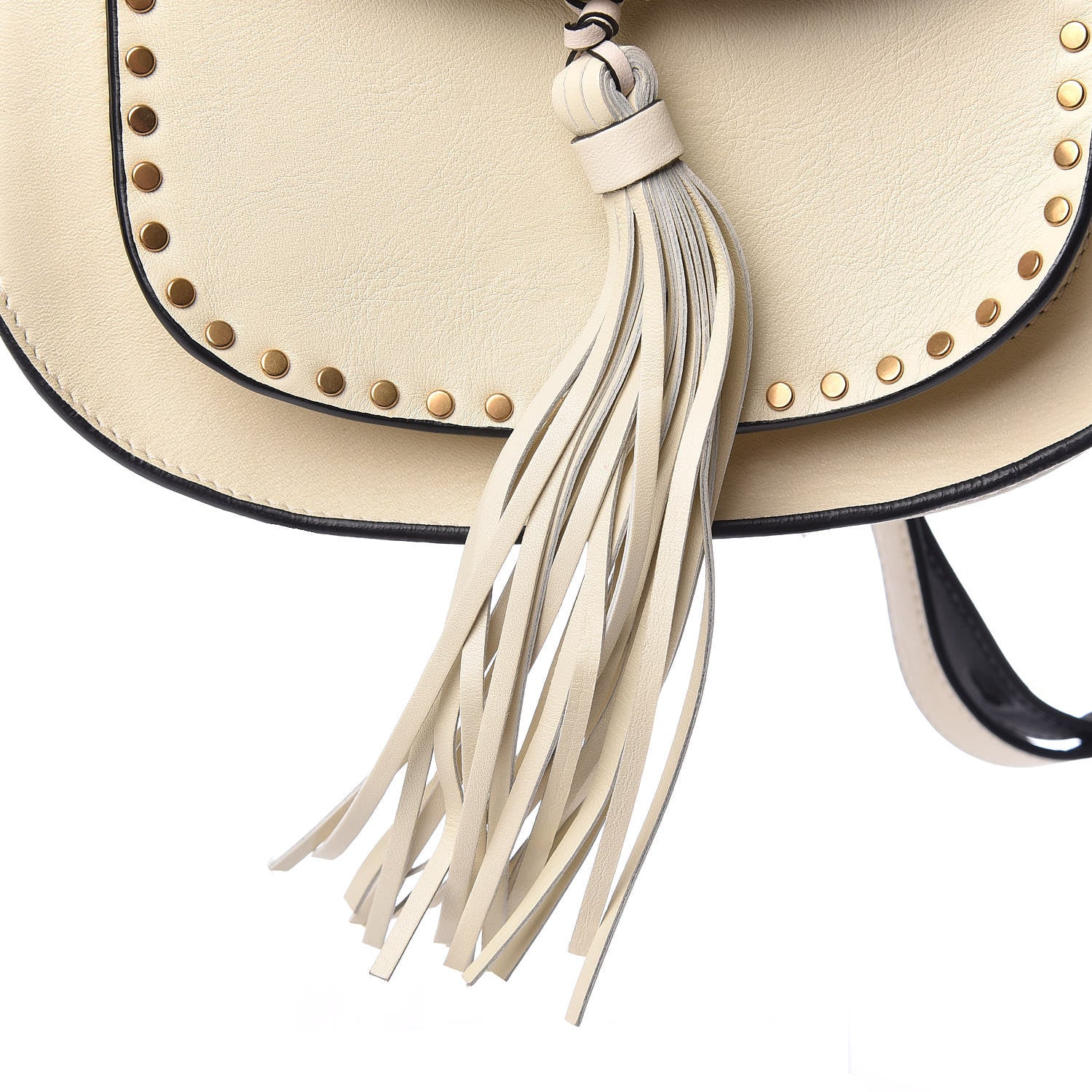 Chloe Calfskin Small Hudson Shoulder Bag Lace White 11 of 13