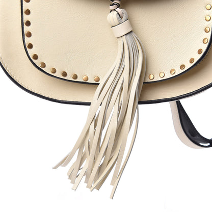 Chloe Calfskin Small Hudson Shoulder Bag Lace White 11 of 13