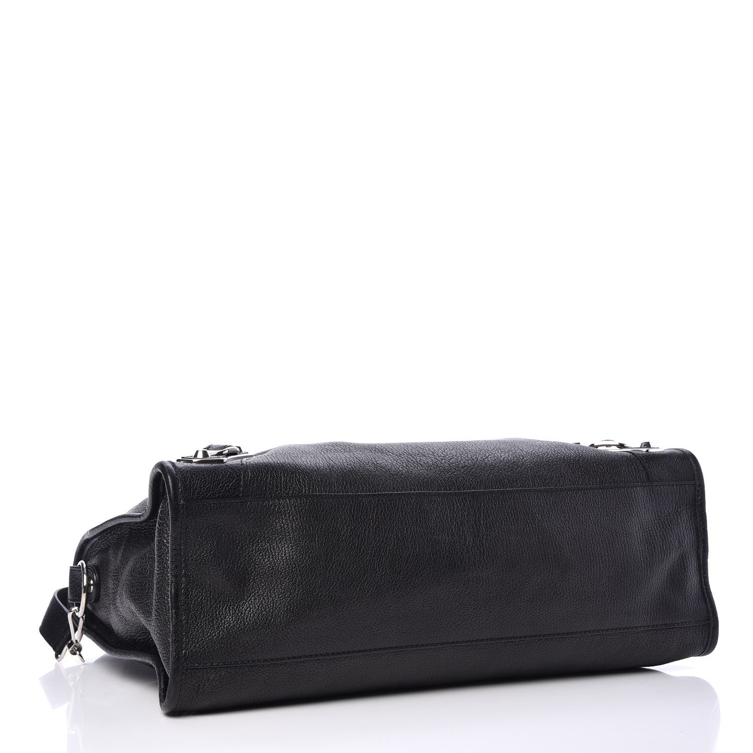 Balenciaga Chevre Silver Metallic Edge Hardware City Black 4 of 9