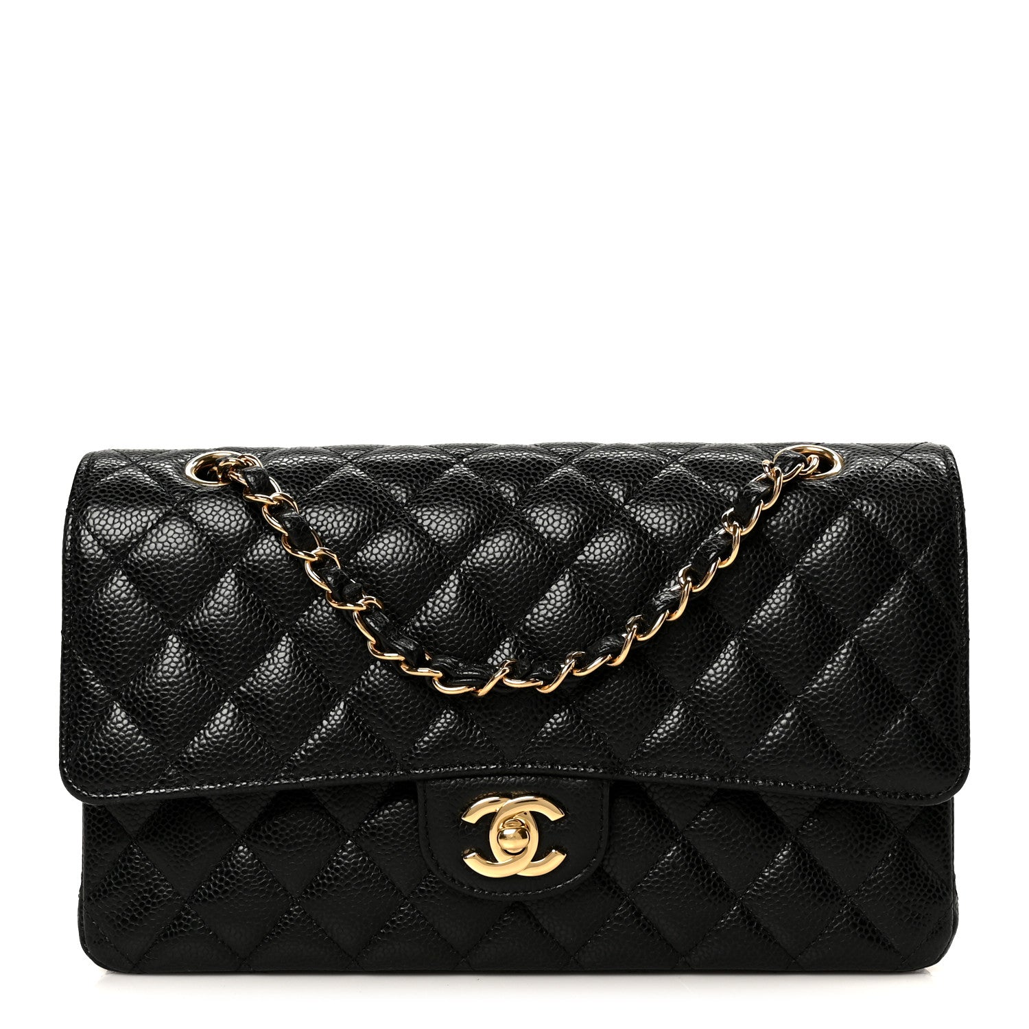 Chanel Caviar Quilted Medium Double Flap Black 1 of 11