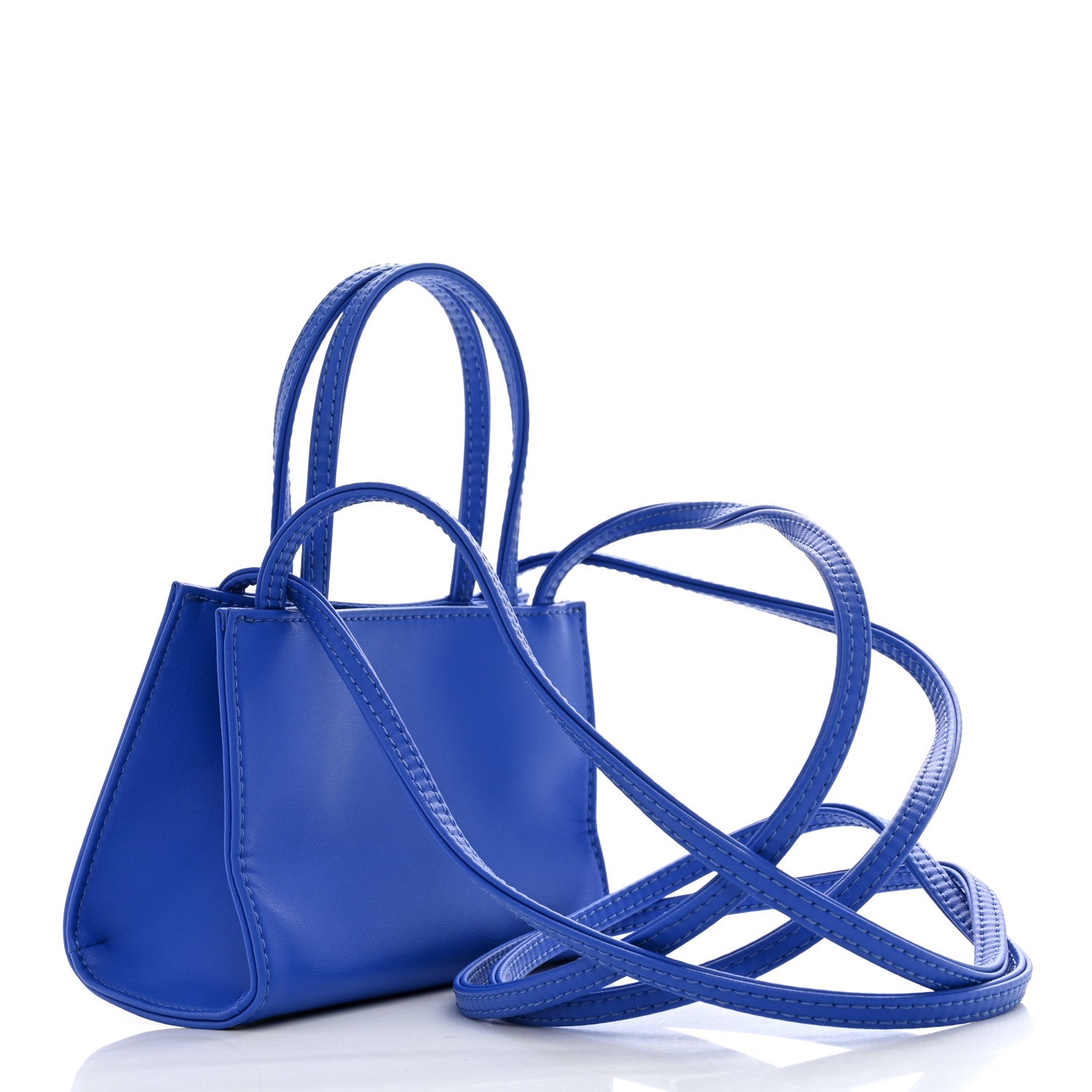 Telfar Vegan Leather Small Shopping Bag Painters Tape 2 of 11