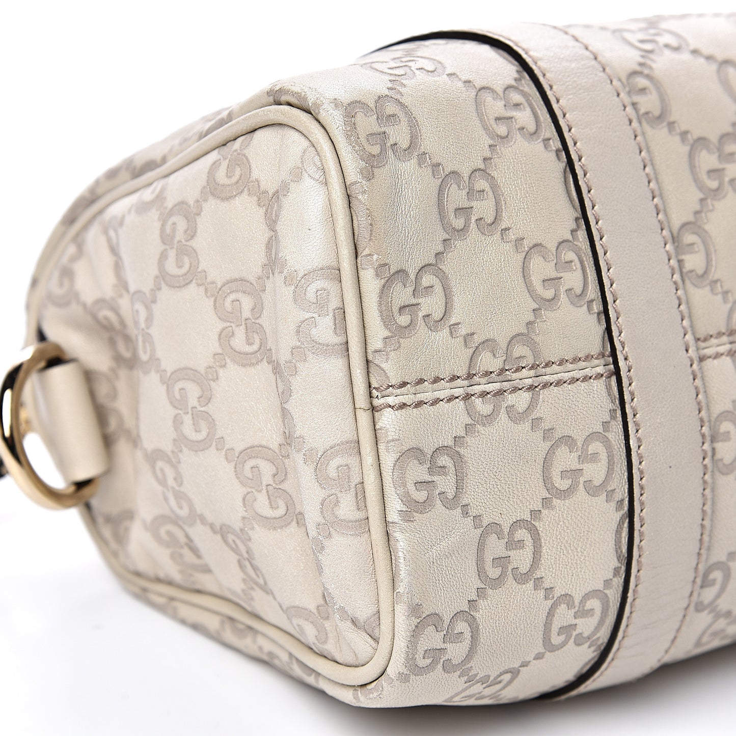 Guccissima Small Joy Boston Off White