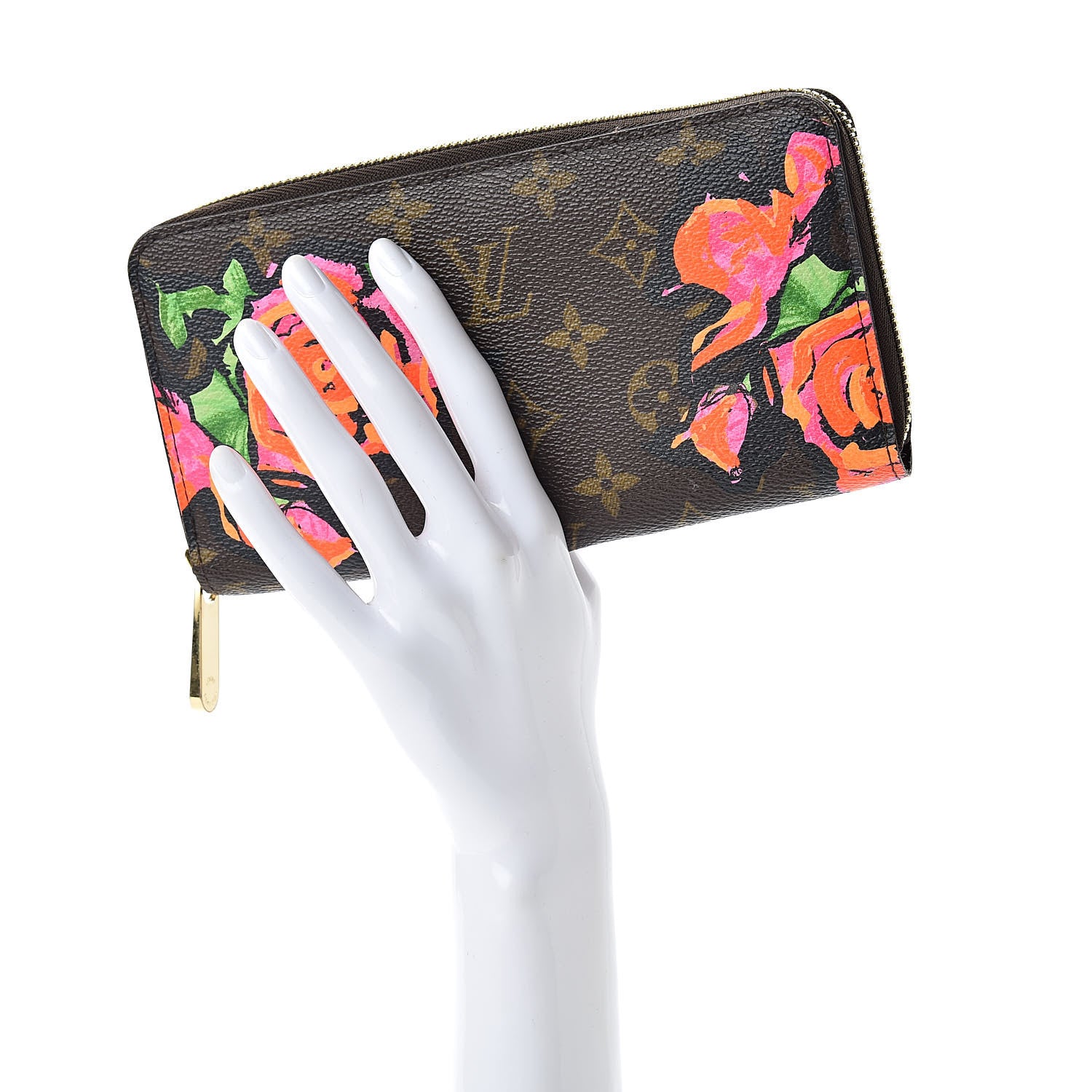 Louis Vuitton Monogram Roses Zippy Wallet 2 of 8