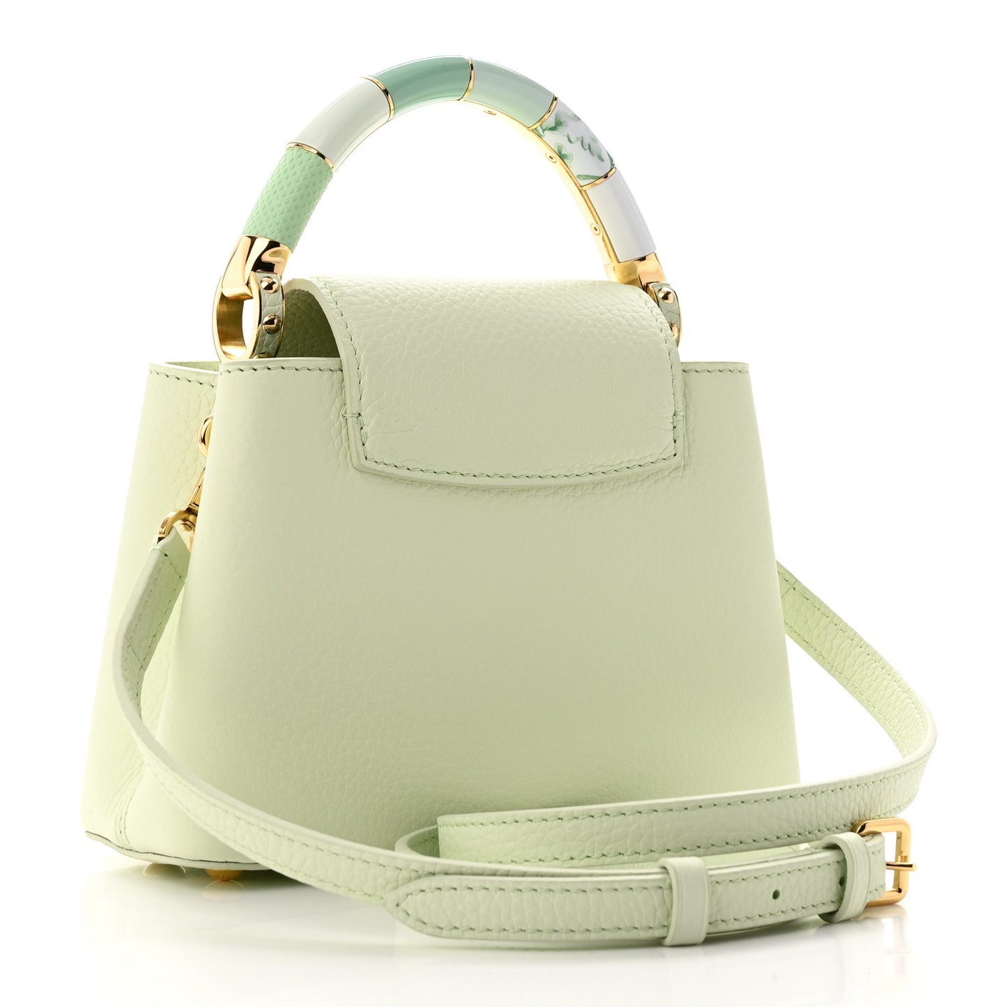 Taurillon Karung Mini Capucines Vert D'eau Green