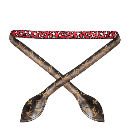 Louis Vuitton Silk Monogram Vuittamins Bandeau 3D Marron 1 of 4
