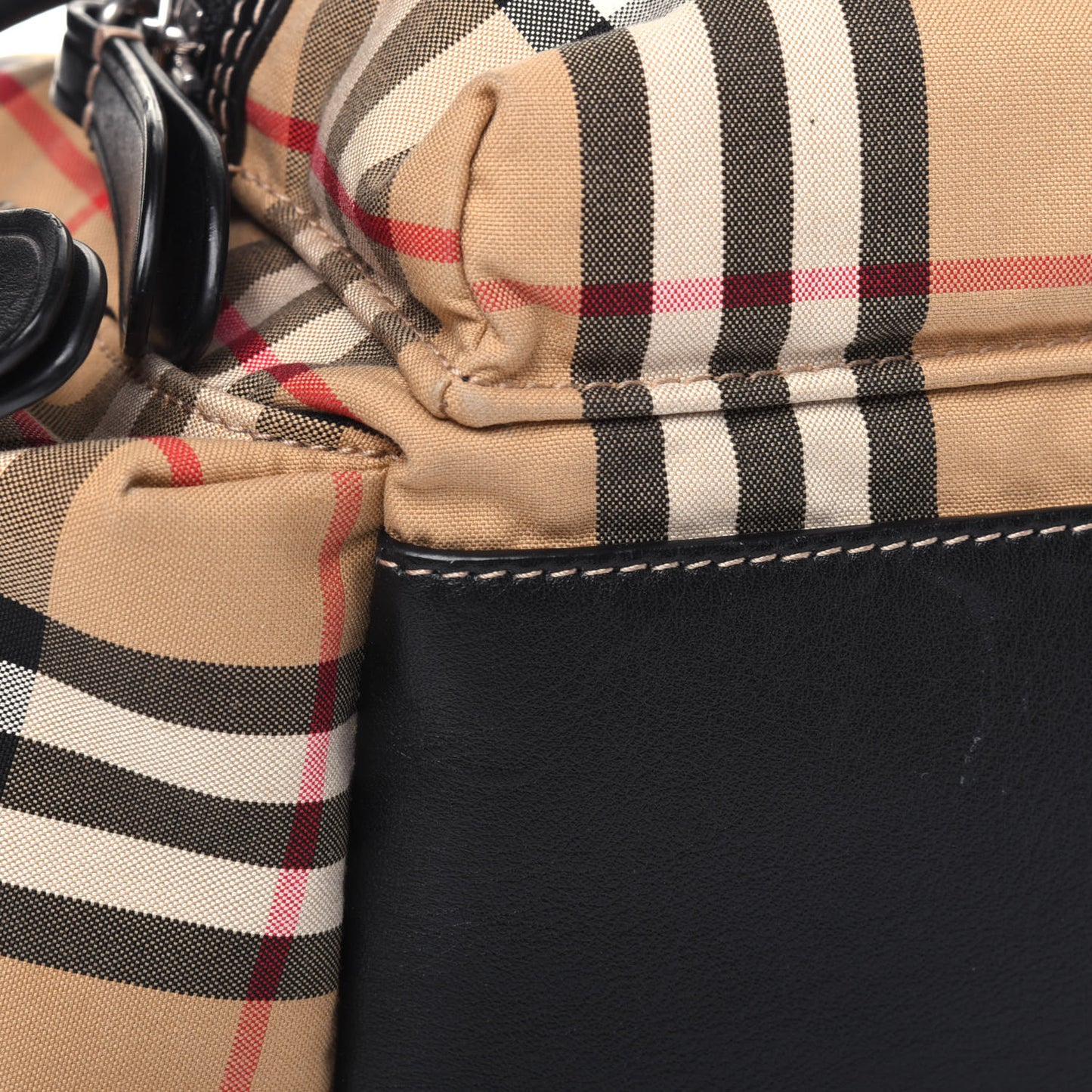 Vintage Check Small Rucksack Backpack Archive Beige