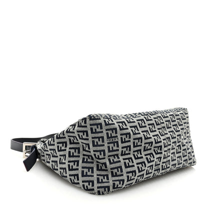 Fendi Zucchino Mama Baguette Navy 4 of 10