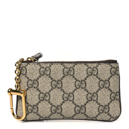 Gucci GG Supreme Monogram Key Case Brown 1 of 9