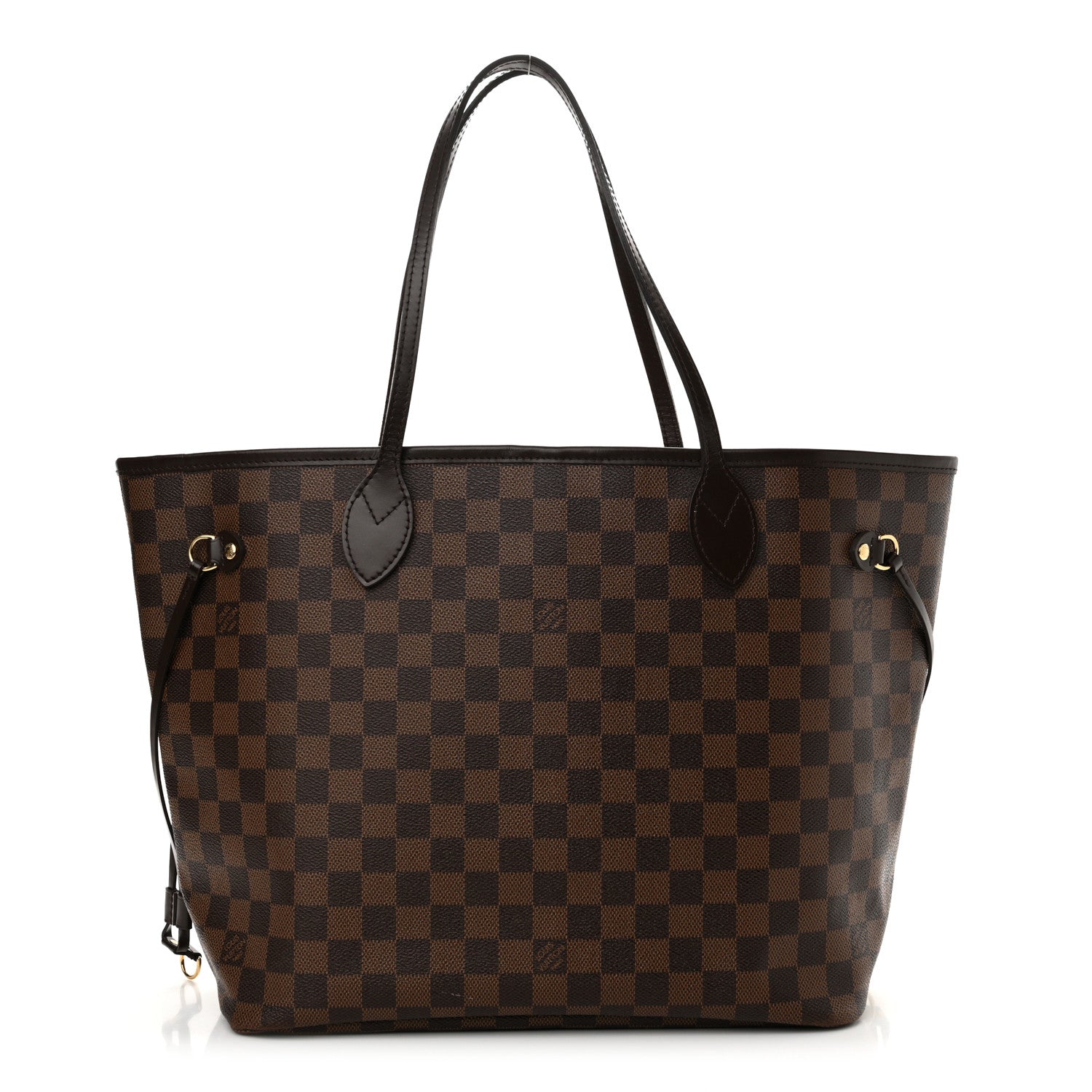Louis Vuitton Damier Ebene Neo Neverfull MM Rose Ballerine 1 of 13