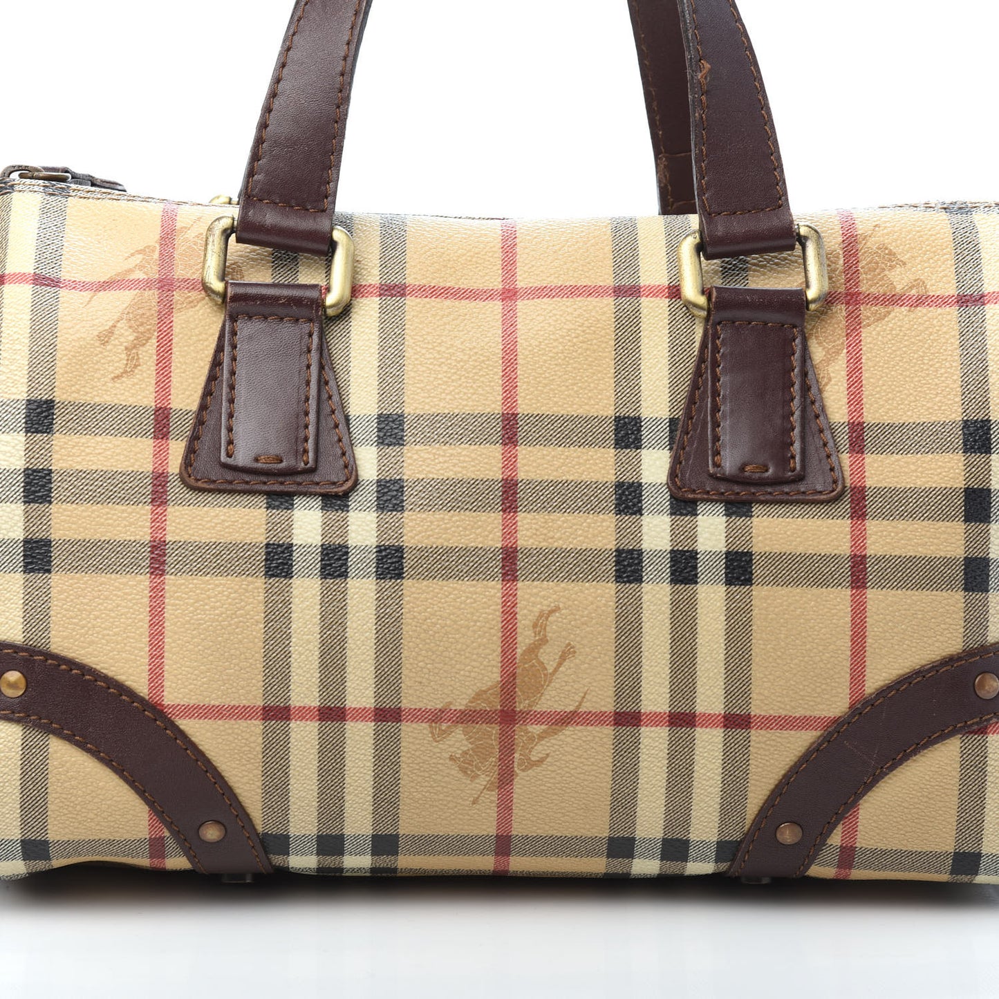 Haymarket Check Studded Bowler Brown