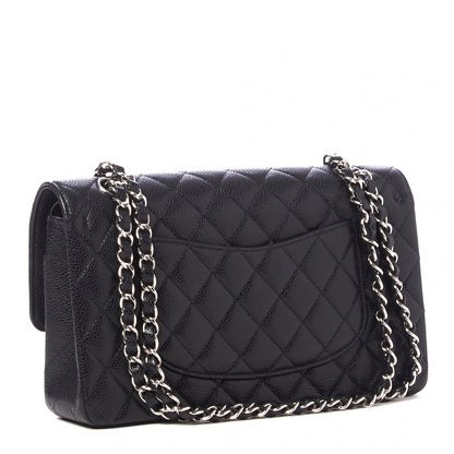 Chanel Caviar Quilted Medium Double Flap Black 3 of 10