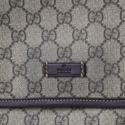 Gucci GG Plus Monogram Small Flap Messenger Bag Beige Dark Brown 10 of 13