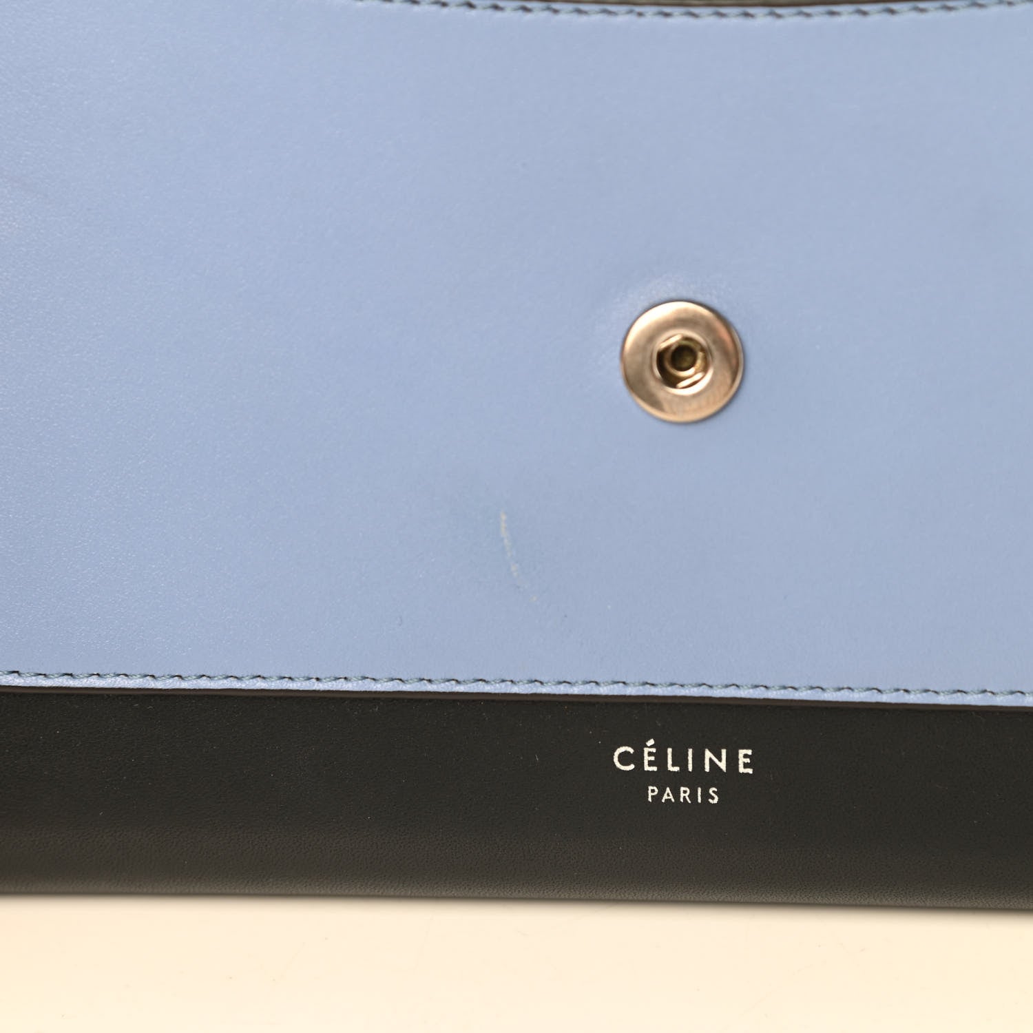 Celine Shiny Calfskin Clutch on a Chain Multicolor 12 of 16