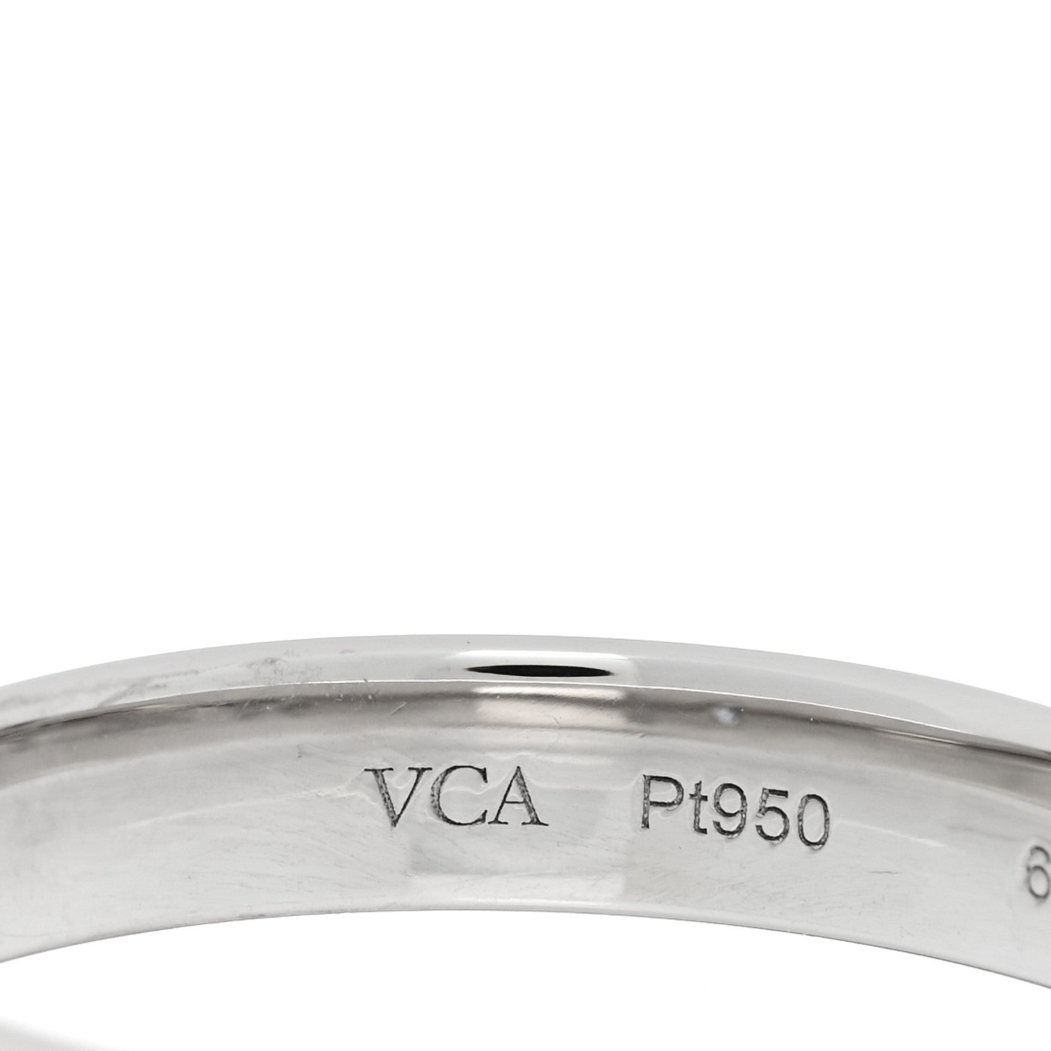 Van Cleef & Arpels Platinum Diamond Toujours Etoiles Wedding Band Ring 61 9.5 4 of 5