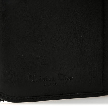 Christian Dior Monogram Horsebit Wallet Black 6 of 7