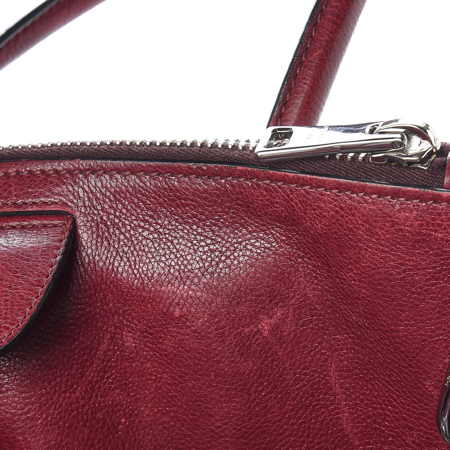 Prada Glace Calfskin Twin Pocket Tote Fuxia 20 of 22