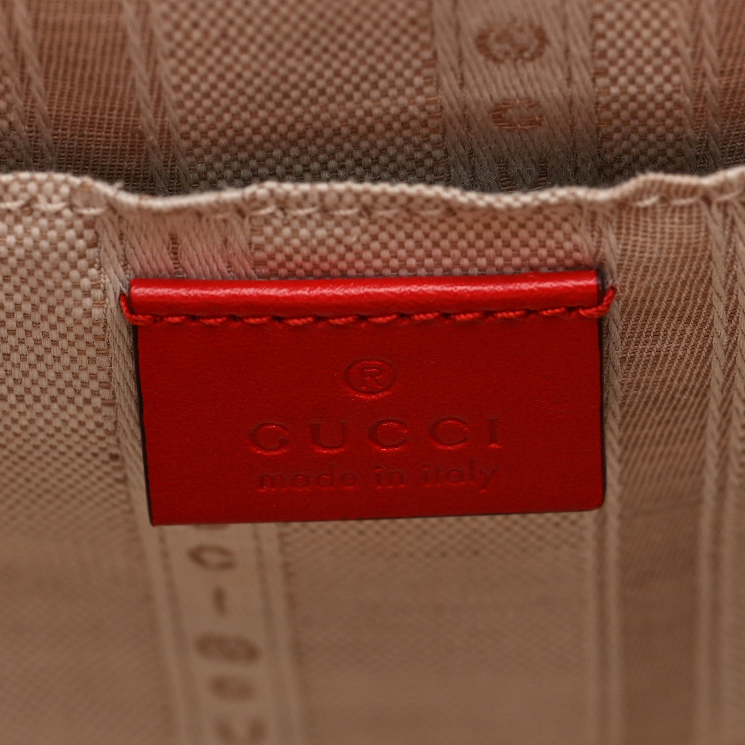 Gucci Hilary Lux GG Monogram Embossed Studded Small Bucket Bag Tobasco 6 of 10