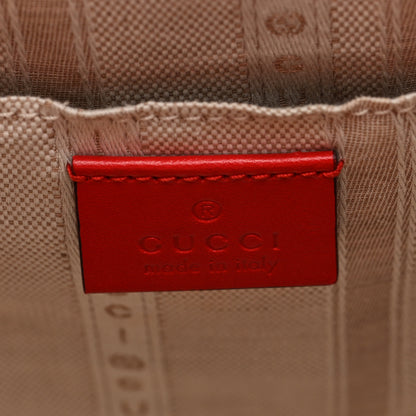 Gucci Hilary Lux GG Monogram Embossed Studded Small Bucket Bag Tobasco 6 of 10