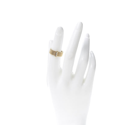 Tiffany 18K Yellow Gold Diamond Somerset Ring 50 5.5 2 of 4