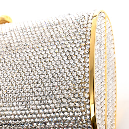 Judith Leiber Swarovski Crystal Minaudiere Clutch Gold 12 of 13