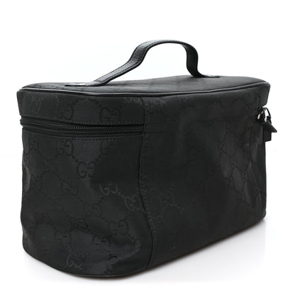 Gucci Nylon Monogram Large Cosmetic Case Black 3 of 9