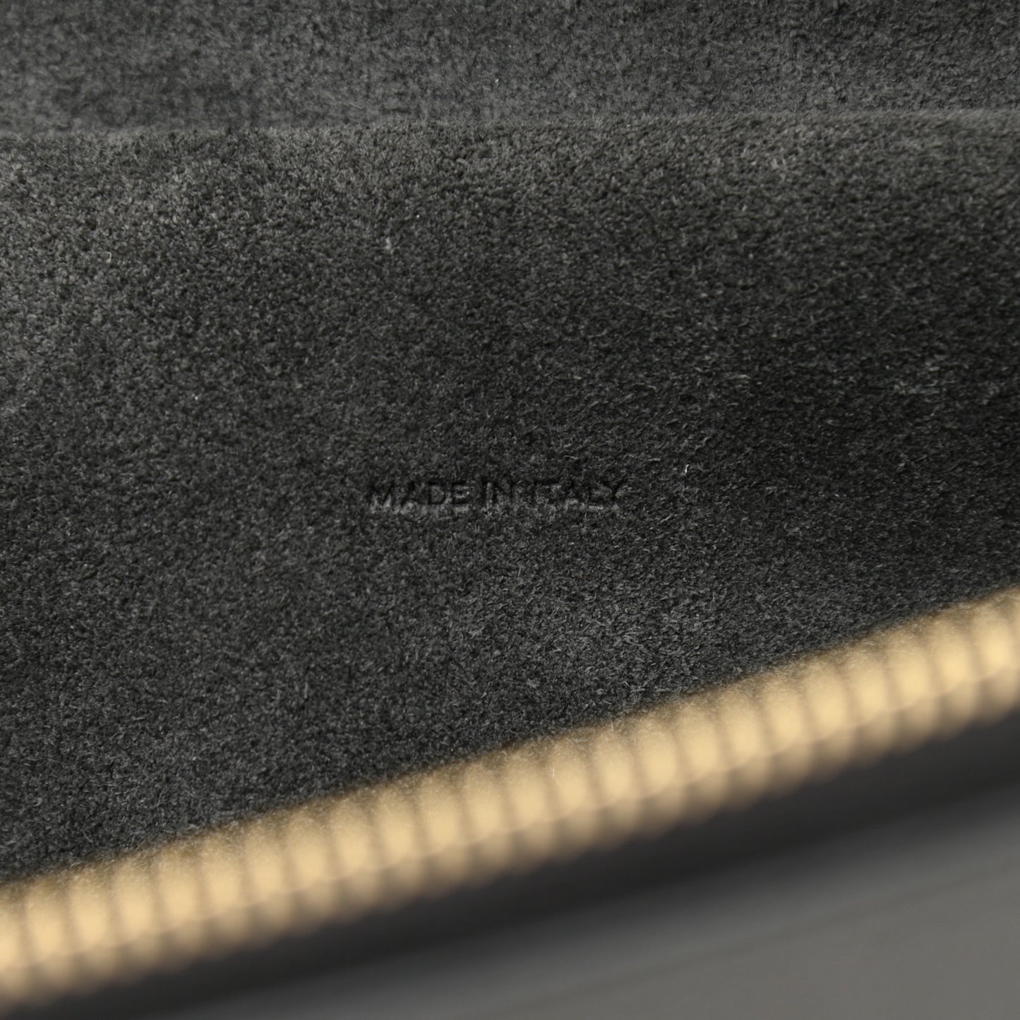 Grained Calfskin Mini Belt Bag Grey