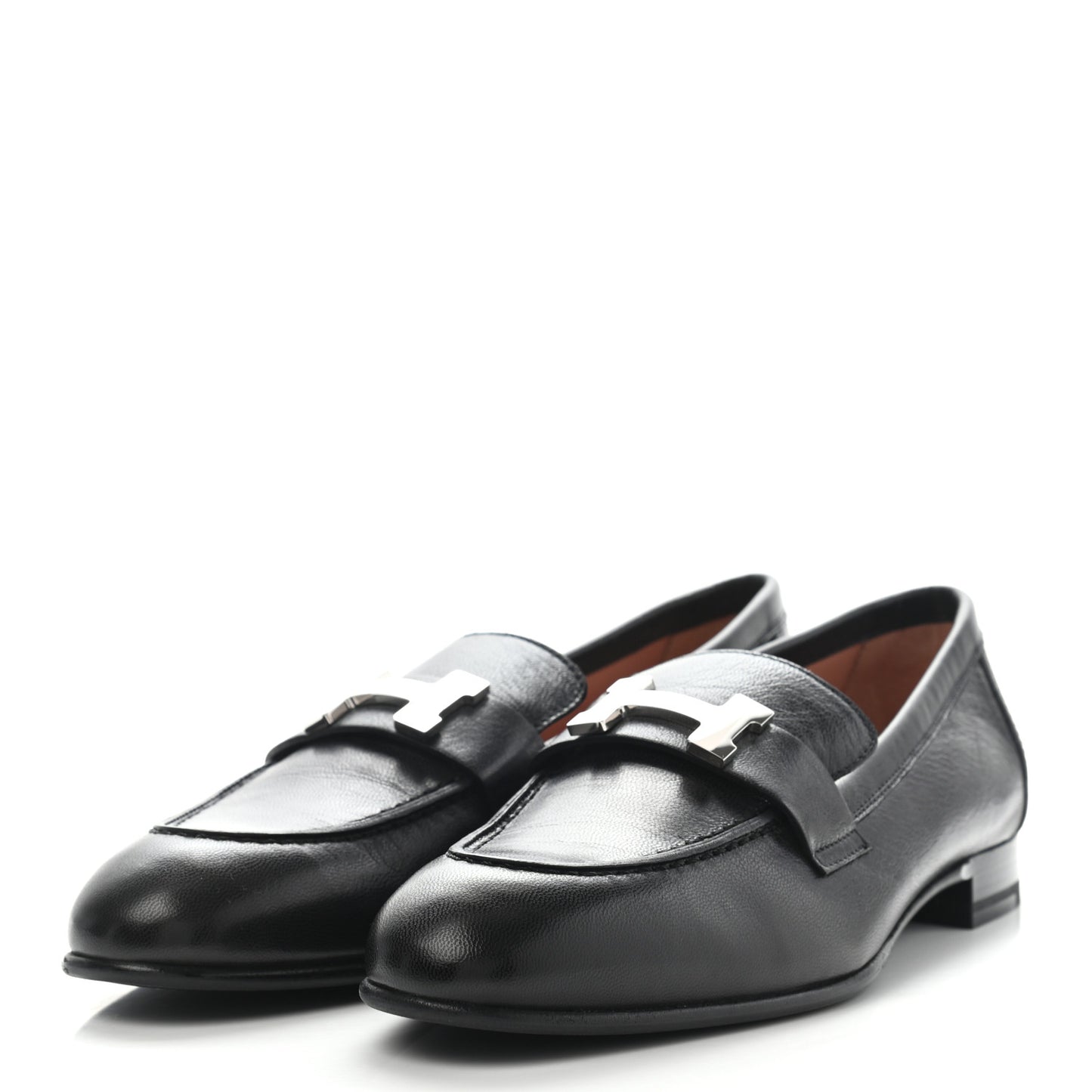 Goatskin Paris Loafers 36.5 Black