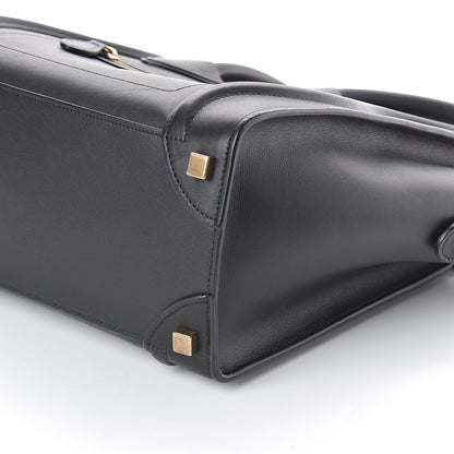 Celine Smooth Calfskin Micro Luggage Black 8 of 9