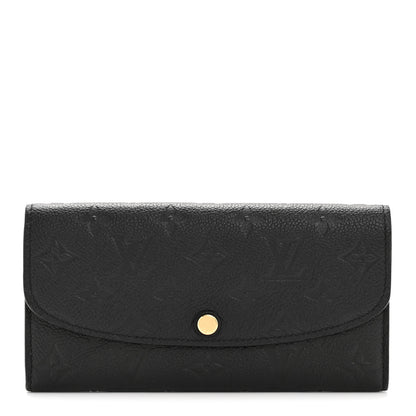 Louis Vuitton Empreinte Emilie Wallet Black Dune 1 of 18