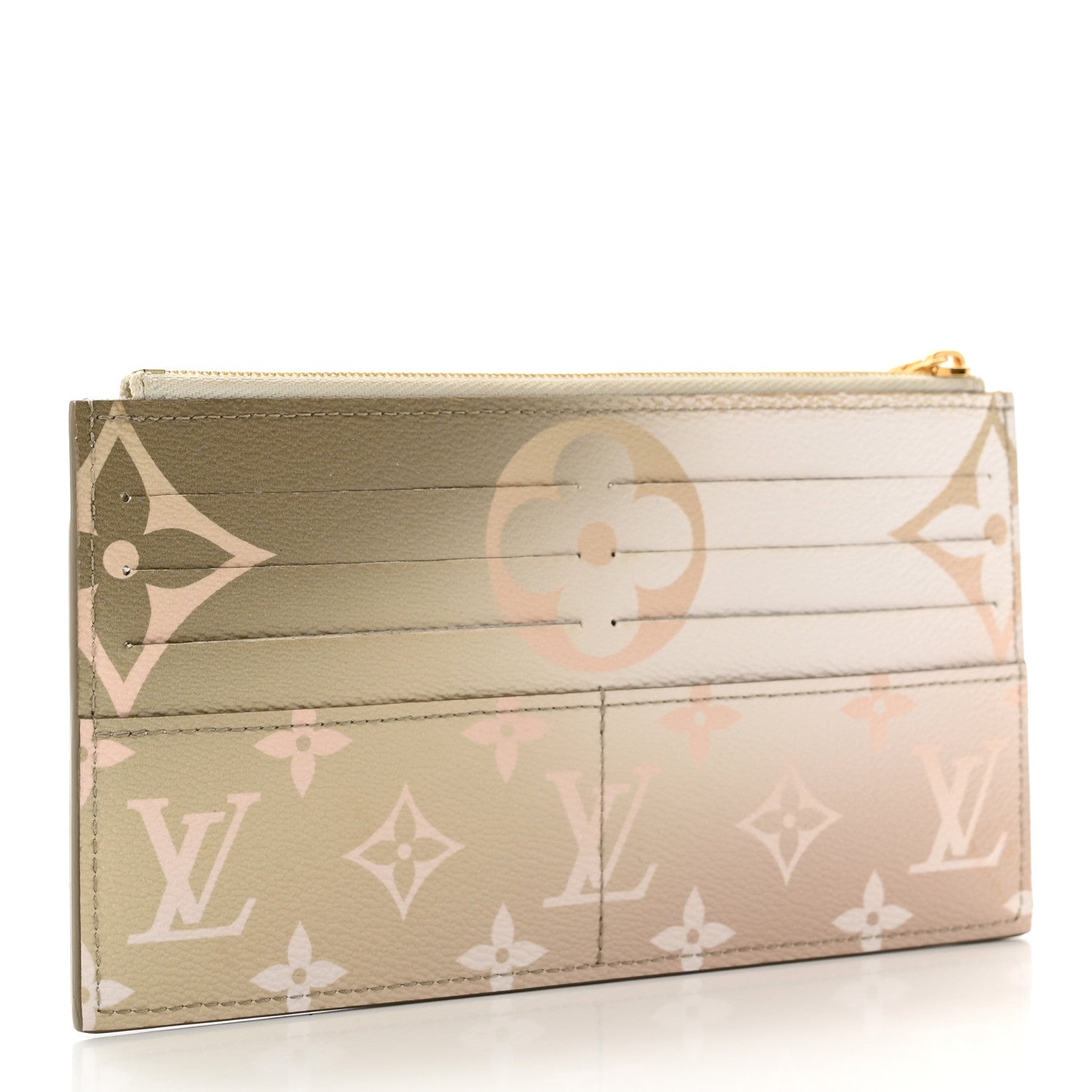 Louis Vuitton Monogram Giant Spring In The City Slim Purse Sunset Kaki 3 of 6