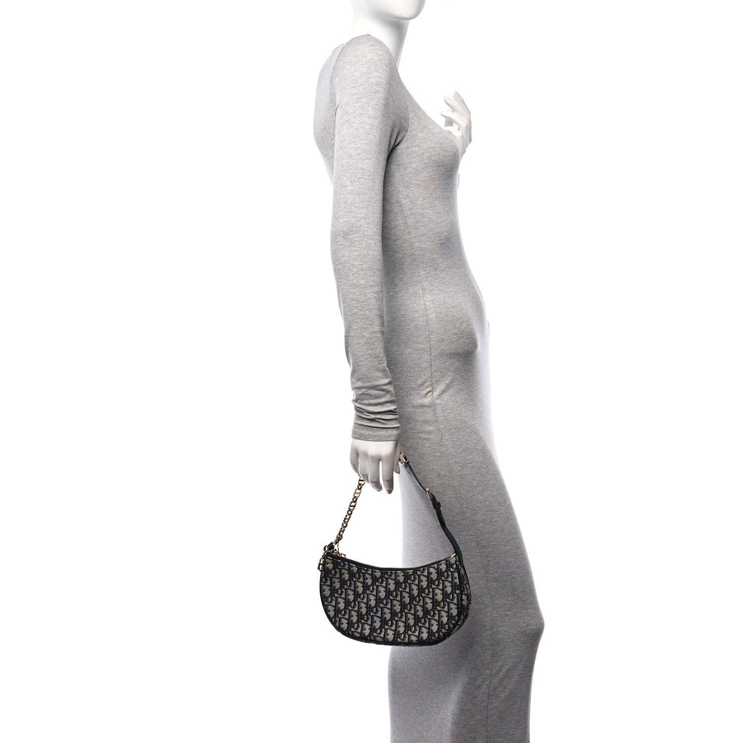 Christian Dior Oblique CD Lounge Bag Blue 2 of 9